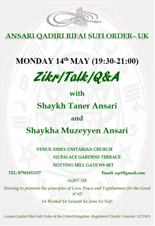 Shaykh Zikr May 2018